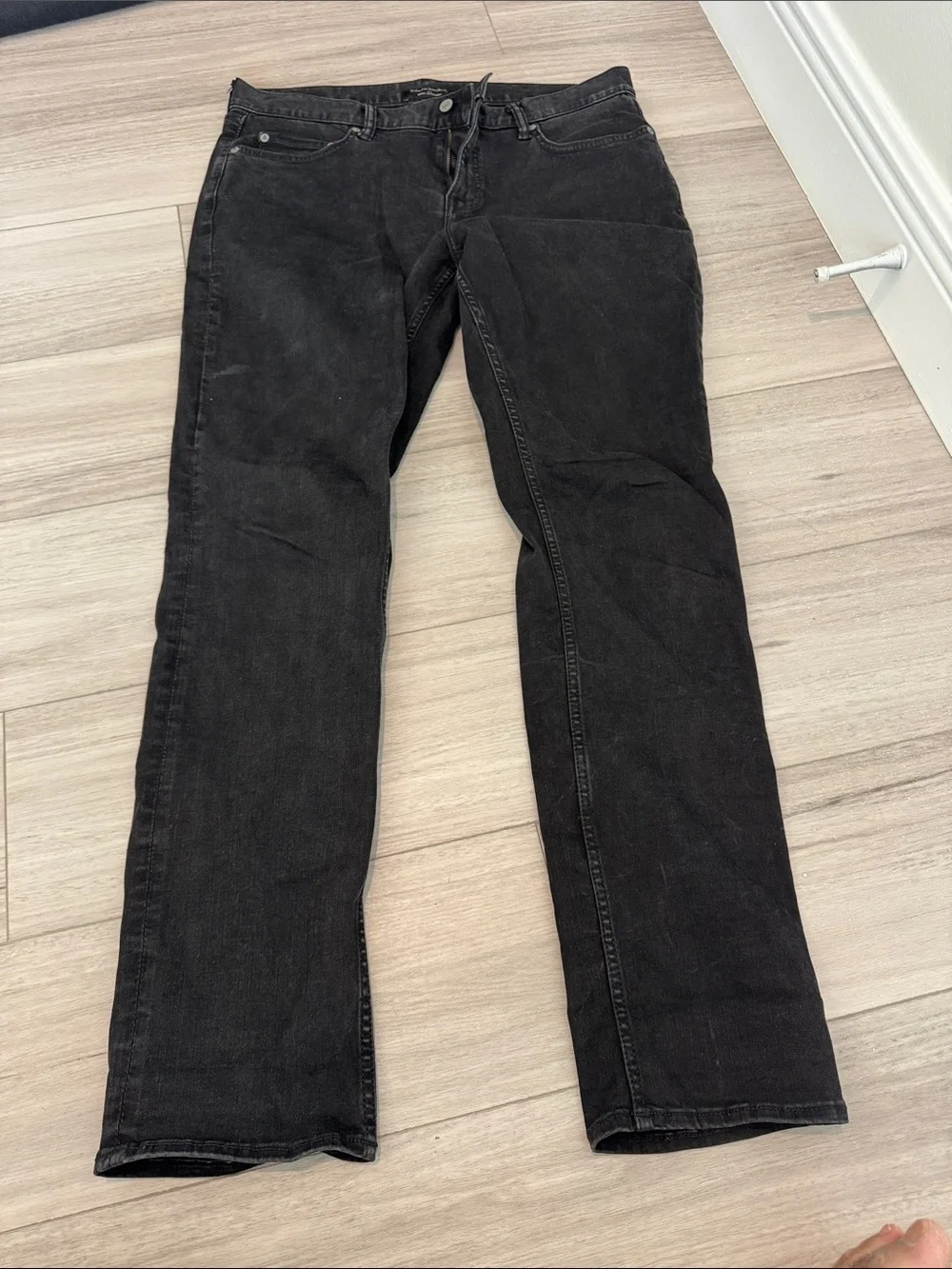 Banana Republic Black Straight Leg Jeans